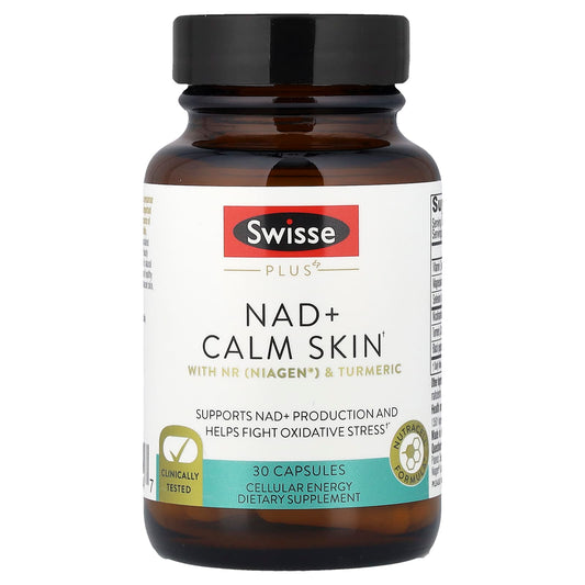 Swisse Plus NAD+ Calm Skin Supplement 30 Capsules