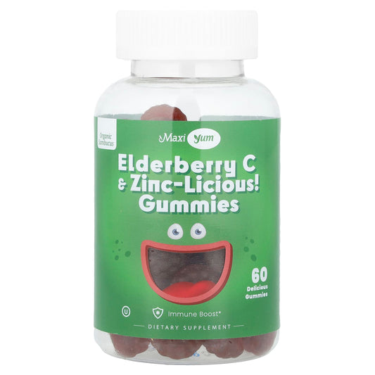 Maxi Health Elderberry C & Zinc-Licious! Gummies, 60 Gummies