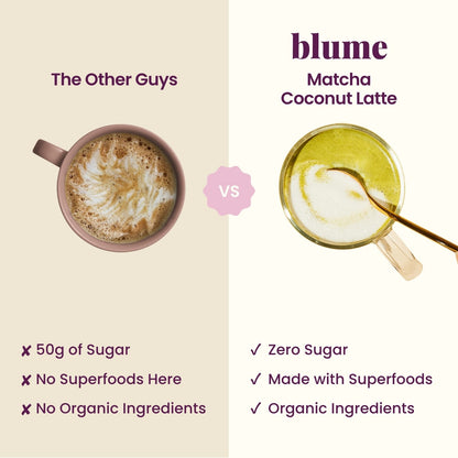 Blume Superfood Latte, Matcha Coconut, 100 g (3.5 oz) - view 6
