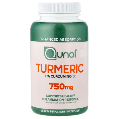 Qunol Turmeric 95% Curcuminoids, 90 Capsules
