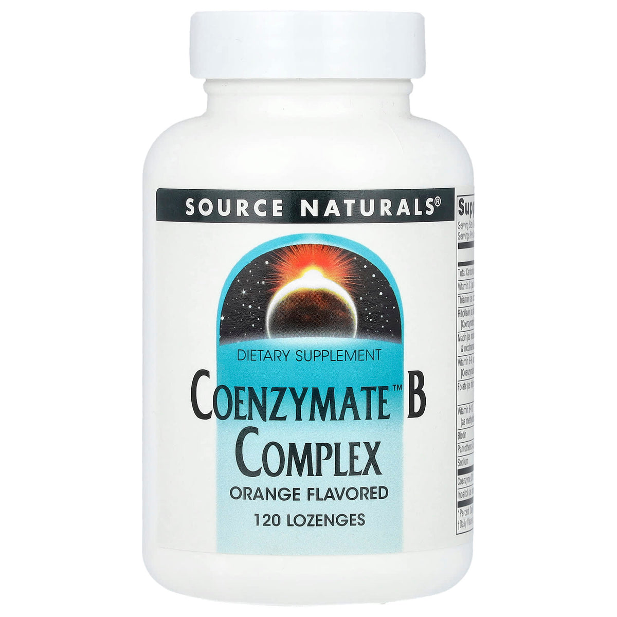 Source Naturals Coenzymate B Complex, Orange, 120 Lozenges — product view