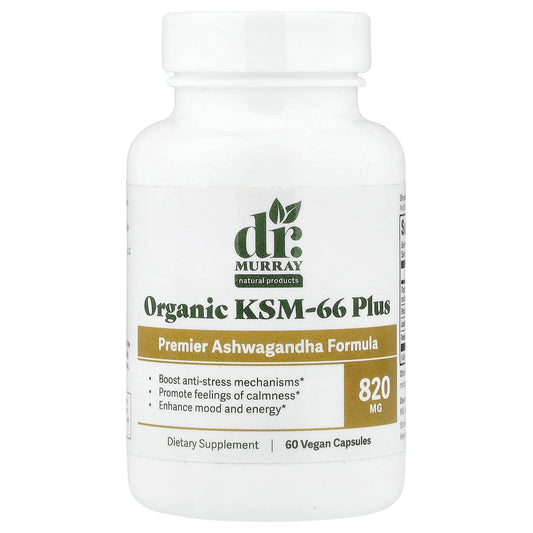 Dr. Murray's Organic KSM-66 Plus, 60 Vegan Capsules