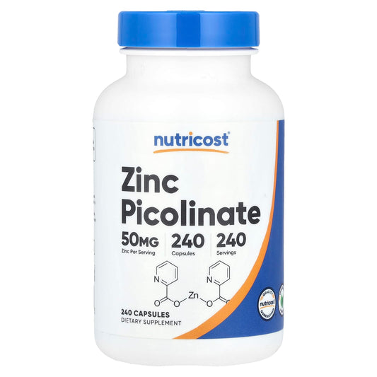 Nutricost Zinc Picolinate 50 mg, 240 Capsules