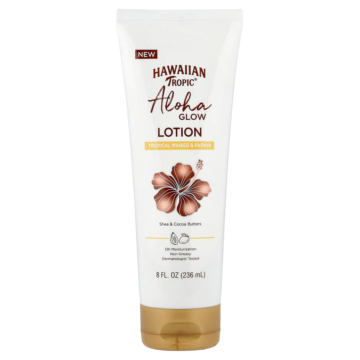 Hawaiian Tropic Aloha Glow Lotion, Tropical Mango & Papaya, 236 ml