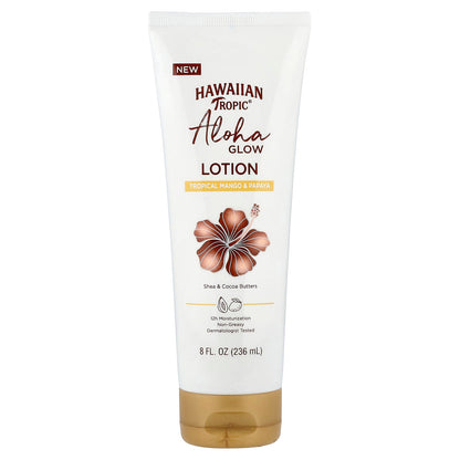 Hawaiian Tropic Aloha Glow Lotion, Tropical Mango & Papaya, 236 ml