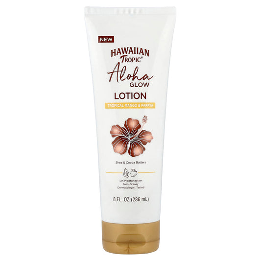 Hawaiian Tropic Aloha Glow Lotion, Tropical Mango & Papaya, 236 ml