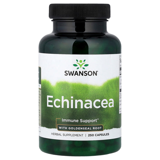 Swanson Vitamins Echinacea with Goldenseal Root 250 Capsules