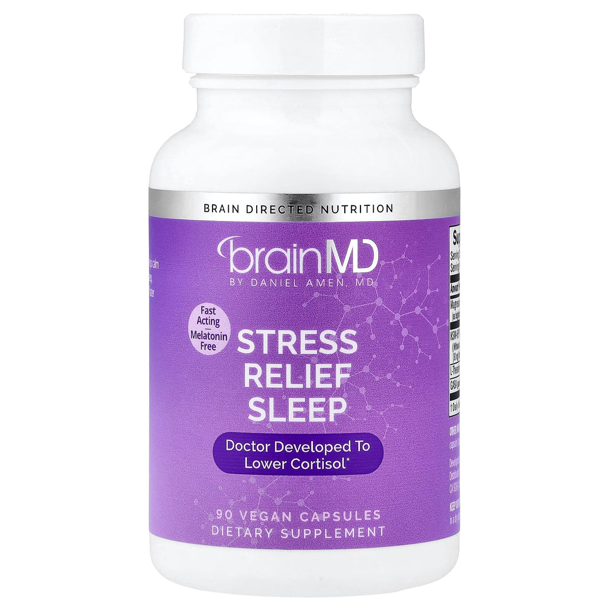 BrainMD Stress Relief Sleep, 90 Vegan Capsules
