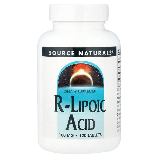 Source Naturals R-Lipoic Acid, 100 mg, 120 Tablets