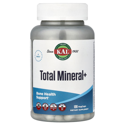 KAL Total Mineral+ 120 Veg Caps