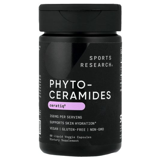 Sports Research Phytoceramides, 350 mg, 60 Liquid Veggie Capsules