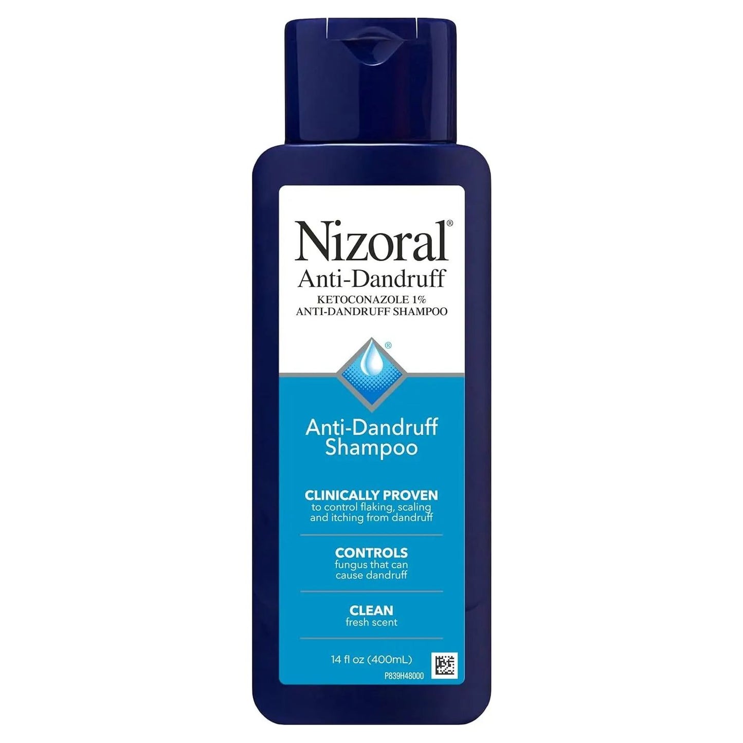 Nizoral Anti-Dandruff Shampoo with 1% Ketoconazole, Fresh Scent, 14 Fl Oz