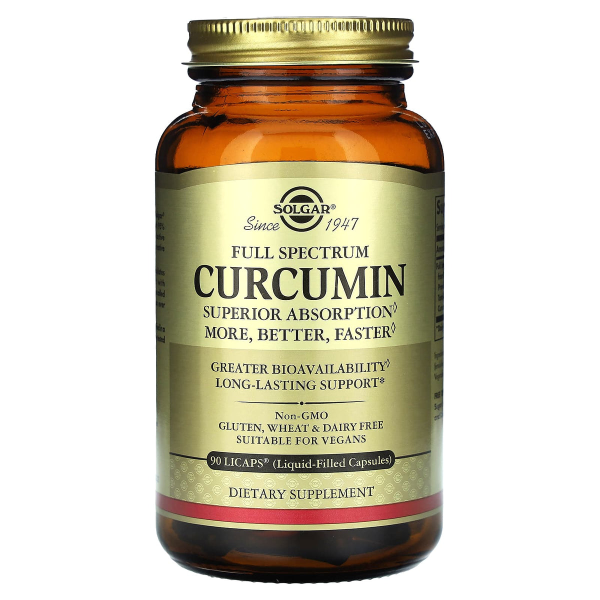Solgar Full Spectrum Curcumin, 90 LiCaps - view 3