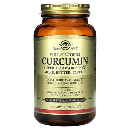Solgar Full Spectrum Curcumin, 90 LiCaps - view 3