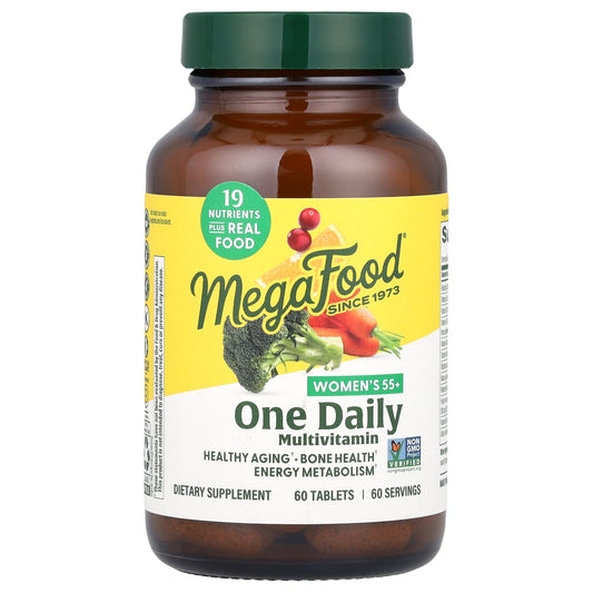 MegaFood Women's 55+ One Daily Multivitamin, 60 Tablets