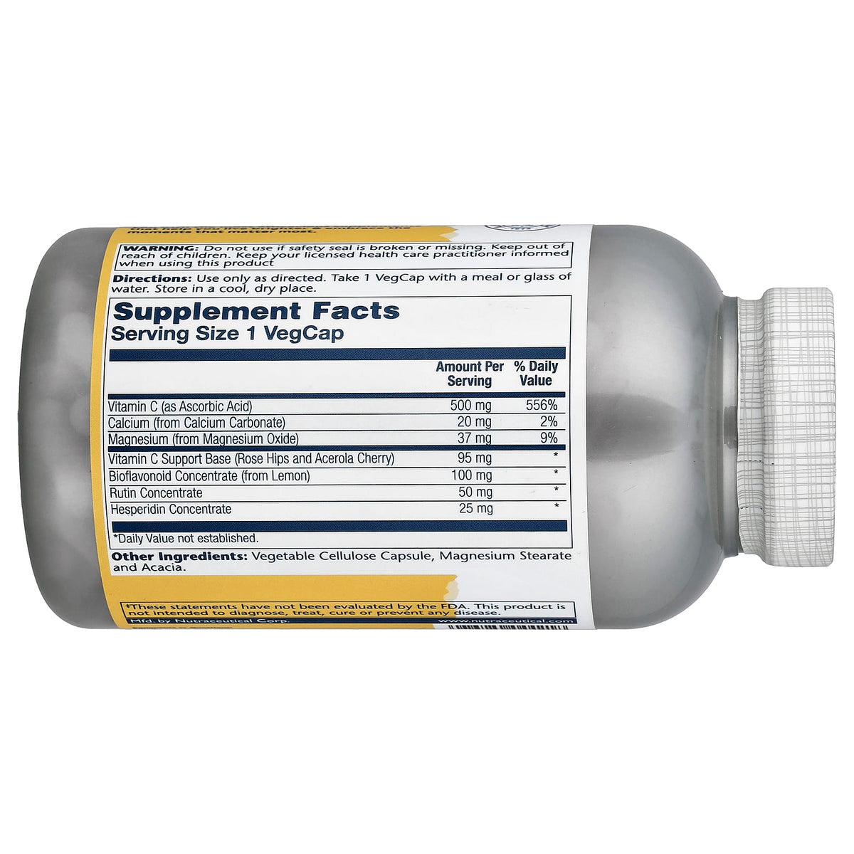 Solaray Buffered Vitamin C with Bioflavonoid Concentrate, 250 VegCaps — alternate product view