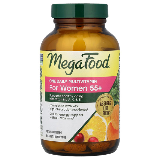 MegaFood One Daily Multivitamin for Women 55+, 90 Tablets