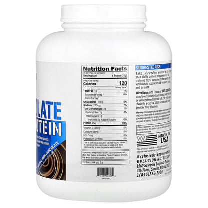 EVLution Nutrition 100% Isolate Protein, Double Rich Chocolate, 2.27 kg (5 lb) - view 2