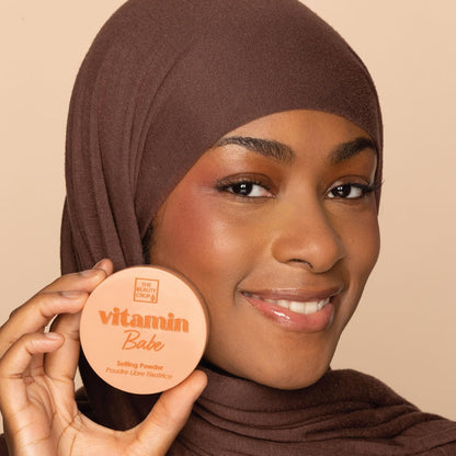 The Beauty Crop Vitamin Babe Setting Powder Pink Shade, 0.35 oz - view 3