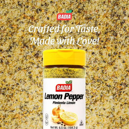 Badia Lemon Pepper Seasoning 184.3 g (6.5 oz) - view 5