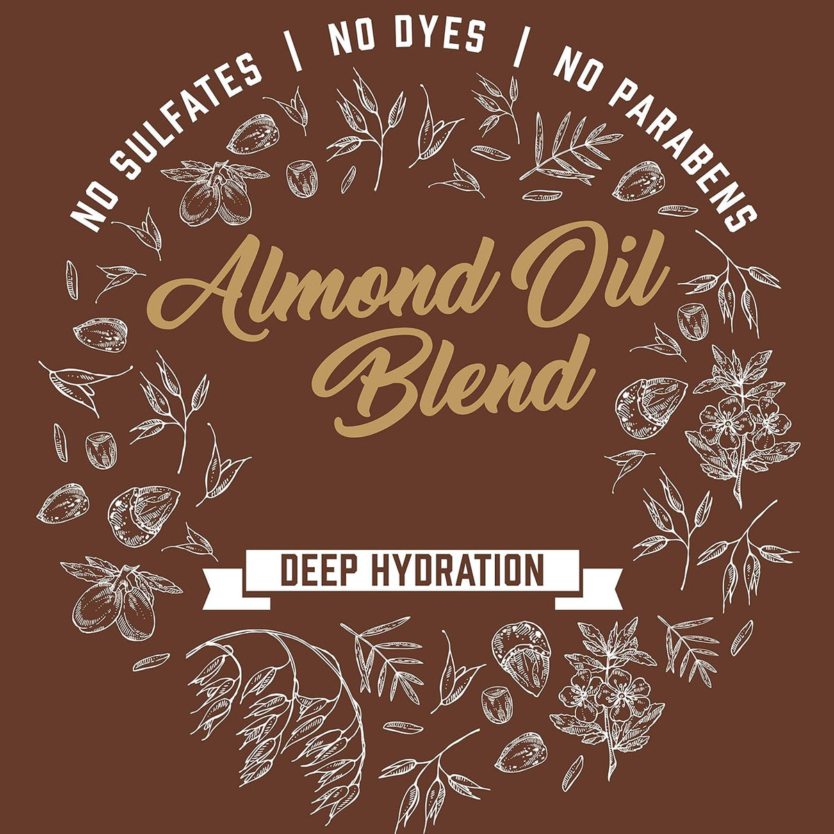 Aveeno Almond Oil Blend Hydrating Hair Mask with Avocado Oil and Oat, 8 fl oz - view 4