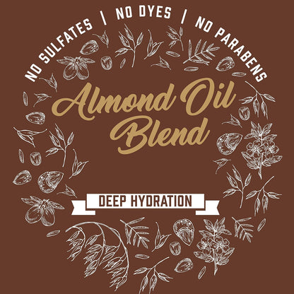 Aveeno Almond Oil Blend Hydrating Hair Mask with Avocado Oil and Oat, 8 fl oz - view 4