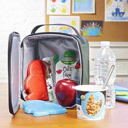 Fit & Fresh Cool Coolers Reusable Kids Lunch Box Ice Packs, 4 Pack - view 2