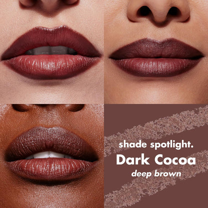 e.l.f. Cream Glide Lip Liner, Creamy High-Pigment, Dark Cocoa - view 2