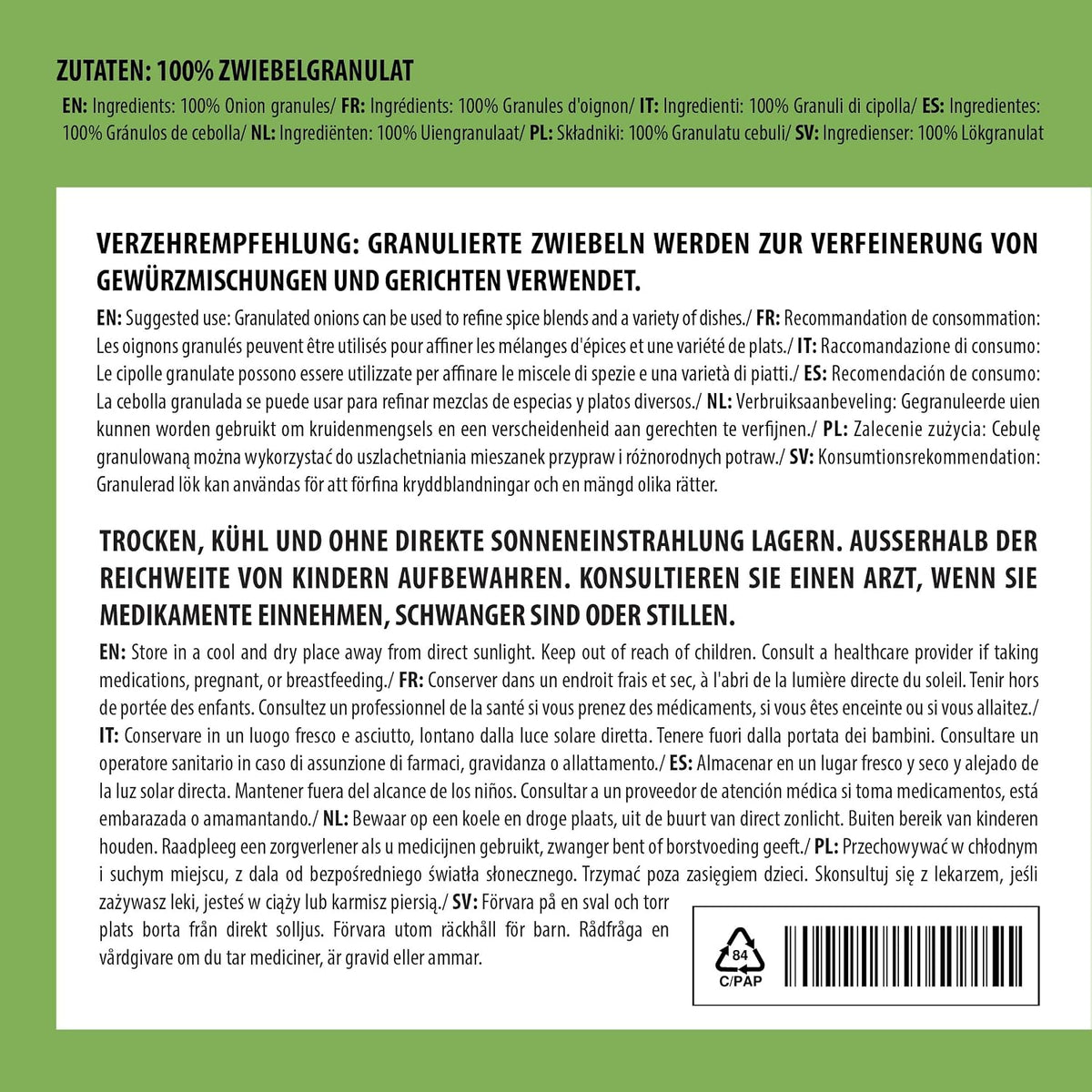 Alpi Nature Onion Granules 250 g - view 3