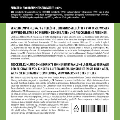 Alpi Nature Organic Nettle Tea 125 g Dried Leaves - view 3