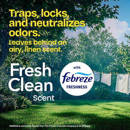 Glad ForceFlex Tall Kitchen Bin Bags, 13 Gallon, Fresh Clean, 140 Count - view 4