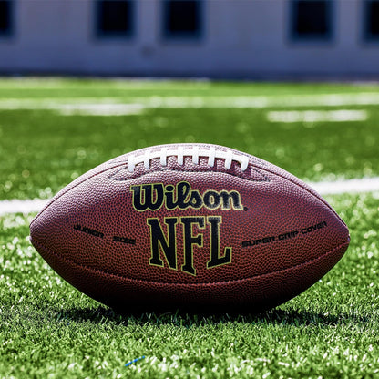 Wilson NFL Super Grip Composite Football, Junior Size, Brown - view 4