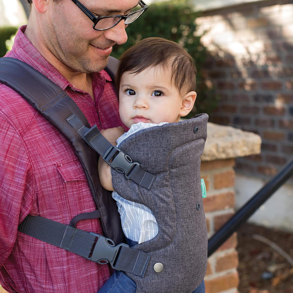 Infantino Flip Advanced 4-in-1 Baby Carrier, Grey, 3.6-14.5 kg - view 6