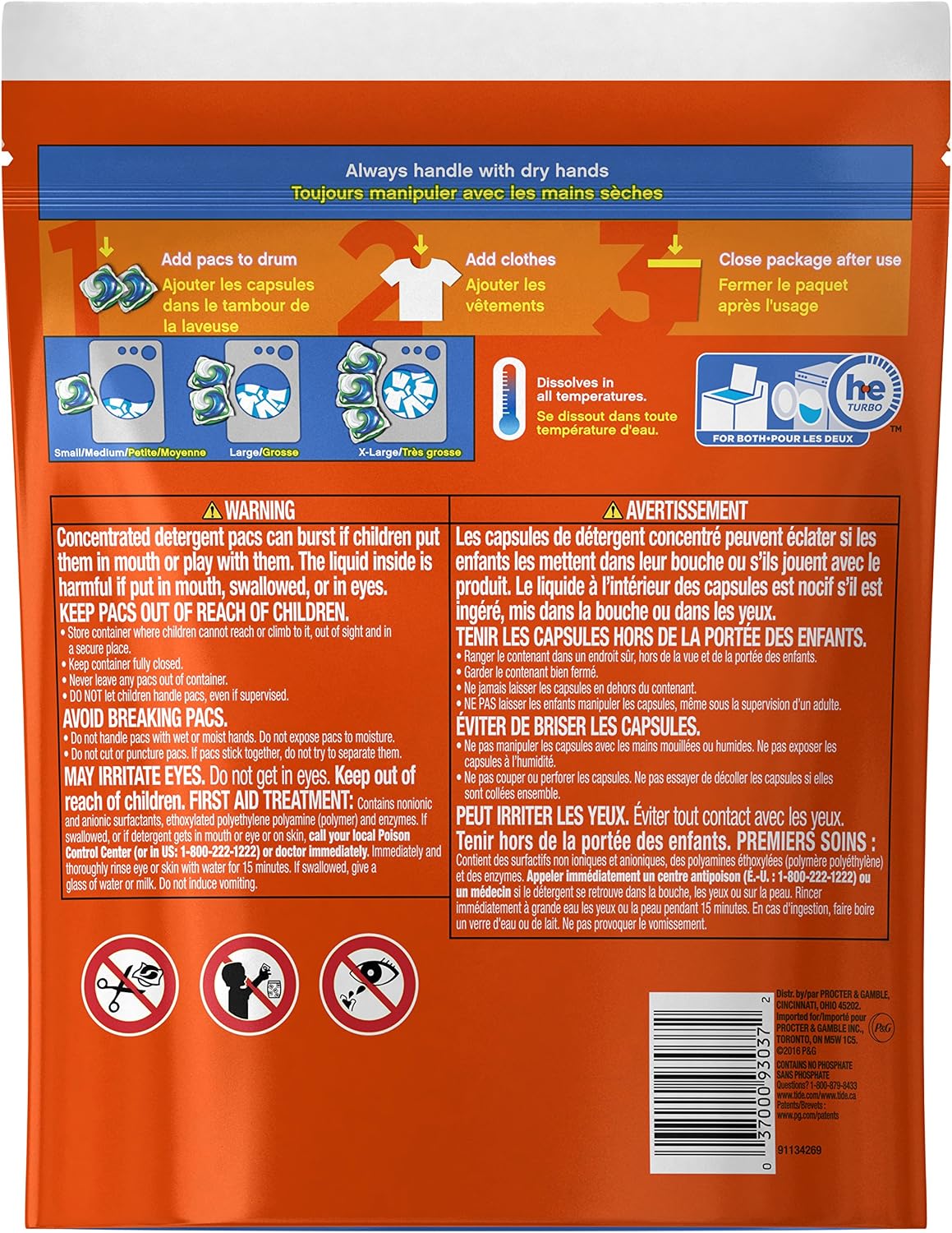 Tide PODS 3-in-1 Laundry Detergent Tub, Original, 31 Count - view 2