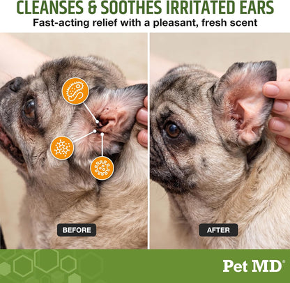 Pet MD Dog Ear Cleaning Wipes, 100 Count - view 2