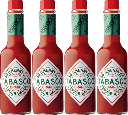 Tabasco Original Flavor Pepper Sauce 2 oz (57 ml) Pack of 4