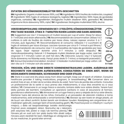 Alpi Nature Organic Mullein Tea 125 g Dried Leaves - view 3