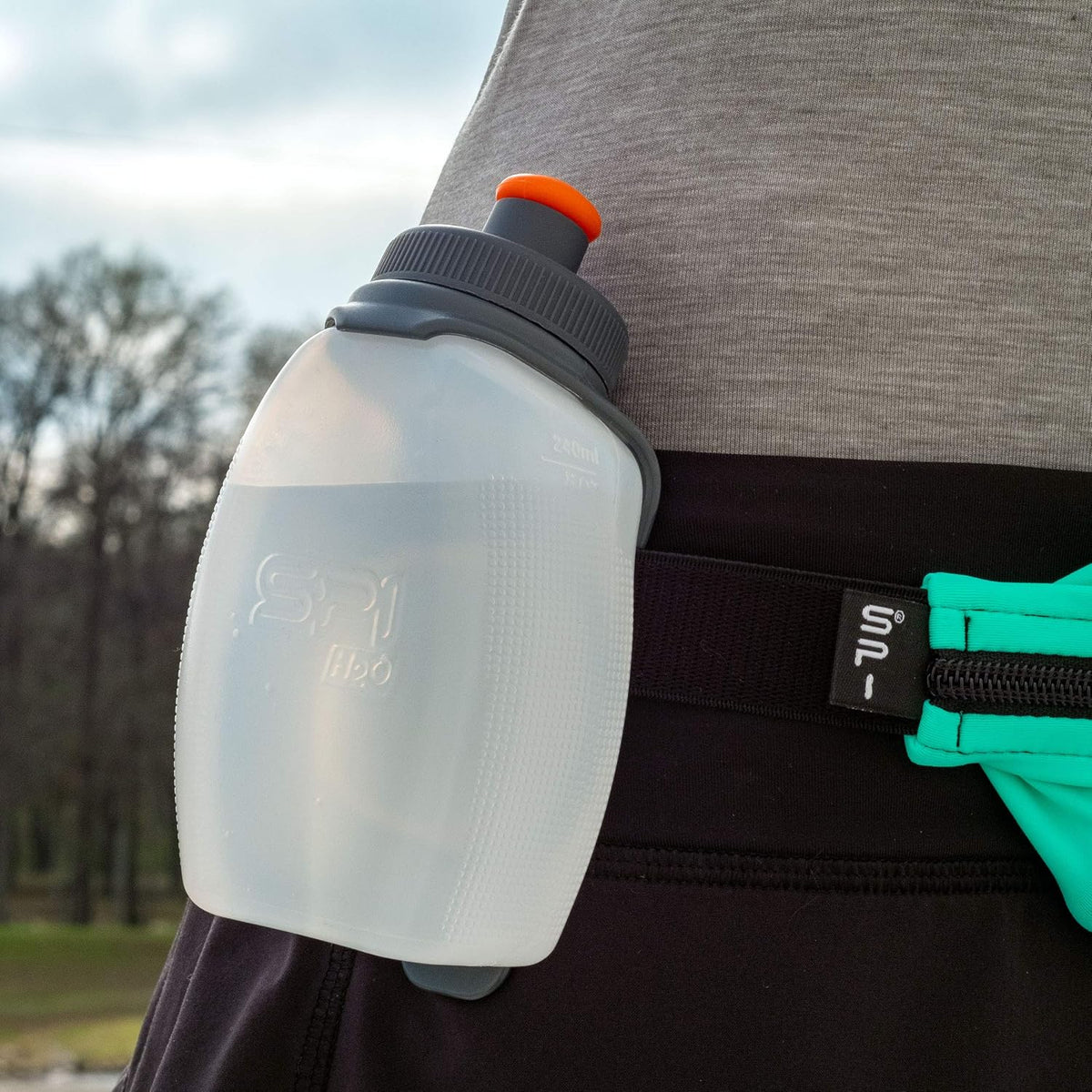 SPIbelt H2O Companion Running Water Bottle, 8 oz (240 ml) - view 2