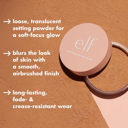 e.l.f. Halo Glow Setting Powder - Light, 0.24 oz - view 4