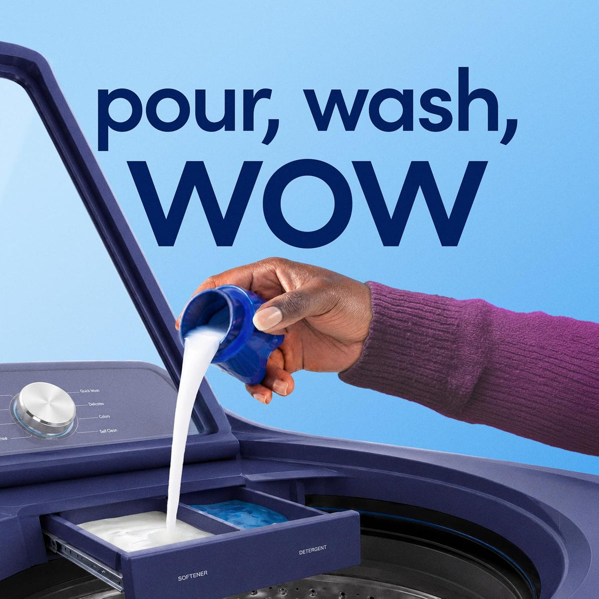Downy Ultra Soft Fabric Softener Calm Lavender Vanilla Bean 1.66 L, 83 Loads - view 6