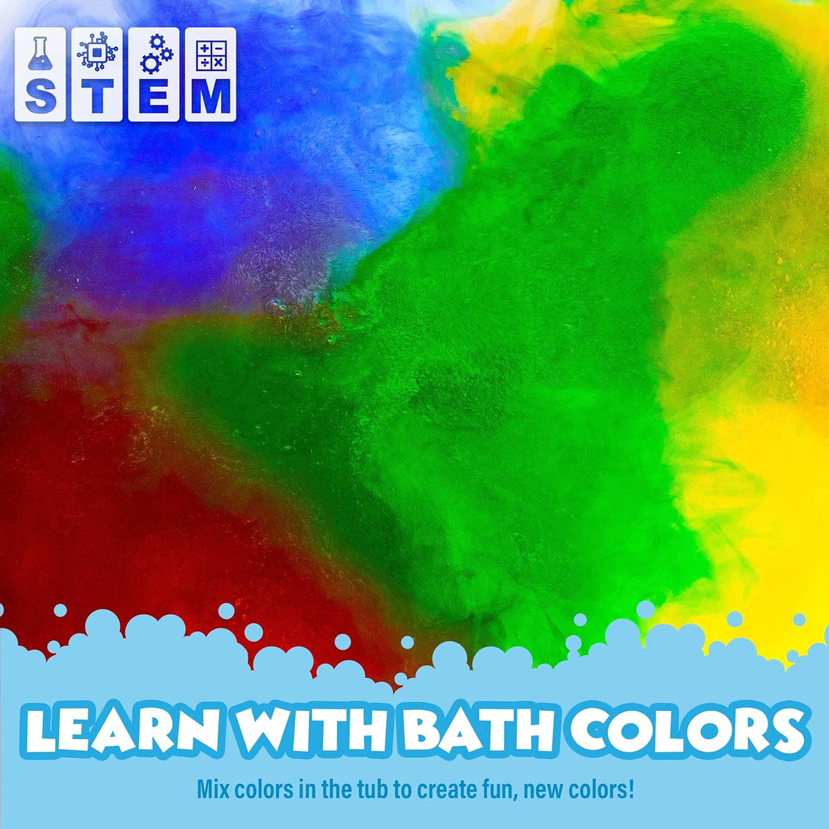 Tub Works Bath Colour Fizzies, 150 Count, 7 Colours - view 6