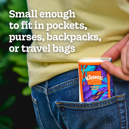 Kleenex On-The-Go Facial Tissues, 8 Travel Packs of 10 Tissues - view 3