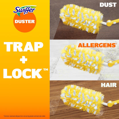 Swiffer Heavy Duty Duster Kit with 3 ft Extendable Handle and 12 Refills - view 5
