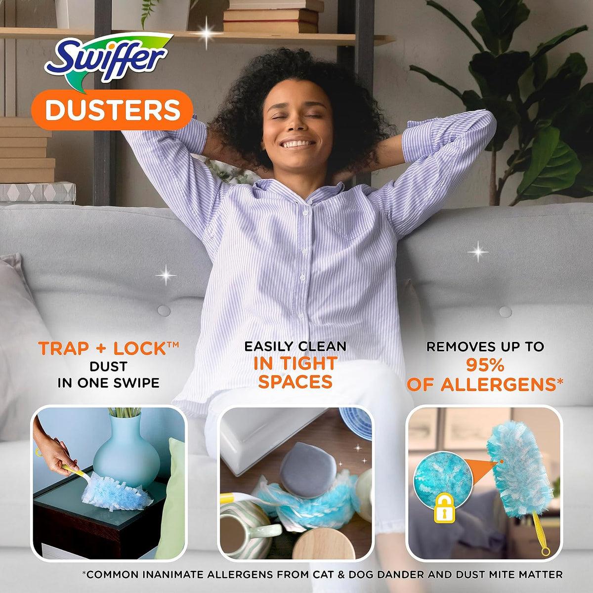 Swiffer Dusters Starter Kit, 1 Handle and 5 Dusters — alternate product view
