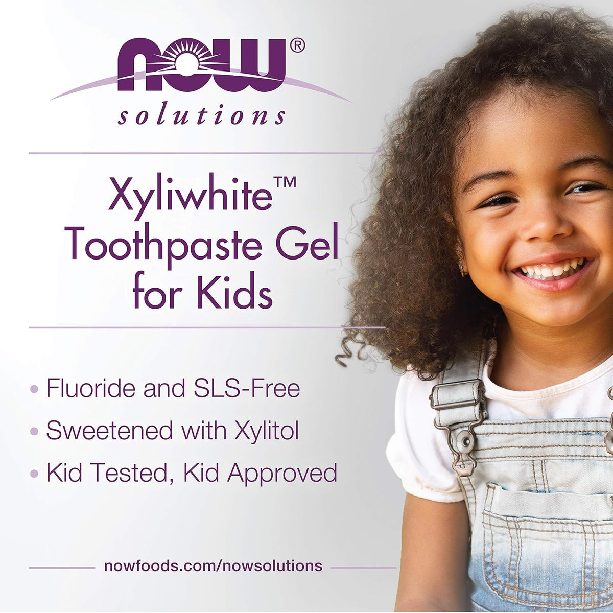 NOW Kids Xyliwhite Orange Splash Toothpaste Gel 85 g (3 oz) - view 3