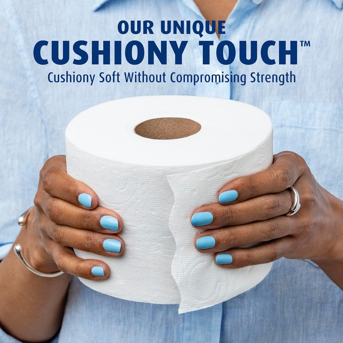 Charmin Ultra Soft Cushiony Touch 2-Ply Toilet Paper 18 Family Mega Rolls - view 3
