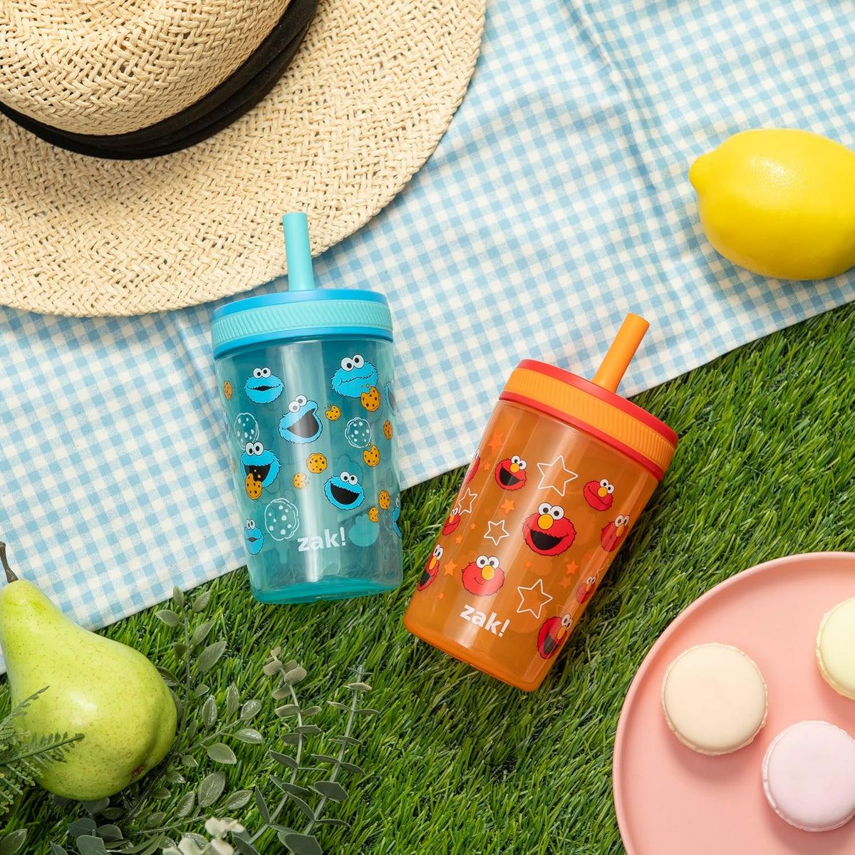 Zak Designs Sesame Street Kelso Toddler Tumblers, 15 oz (450 ml), Pack of 2 - view 3