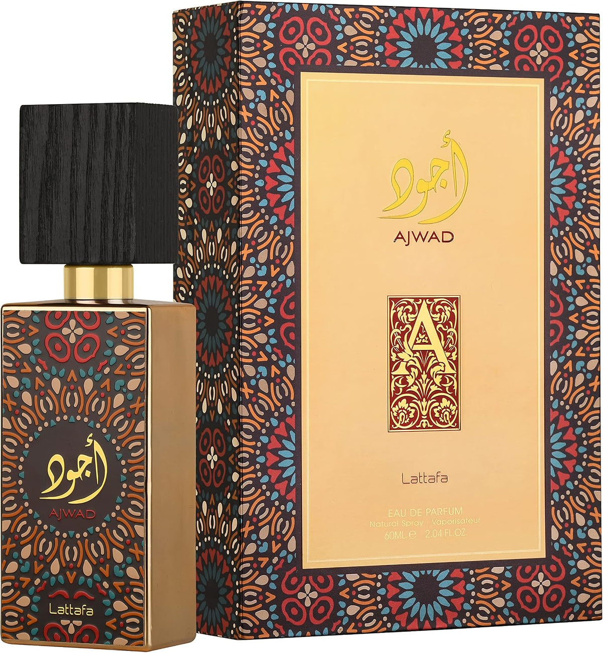 Lattafa Ajwad Eau de Parfum Spray for Men 2.04 oz - view 3