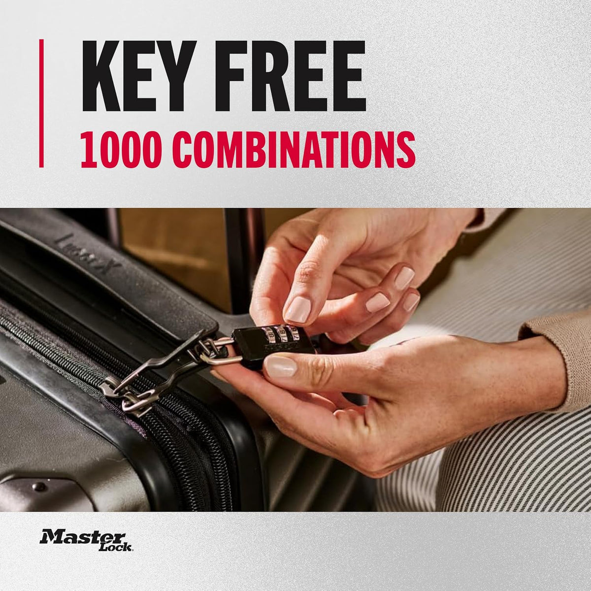 Master Lock 647EC Combination Padlock, 3-Digit, Small - view 4