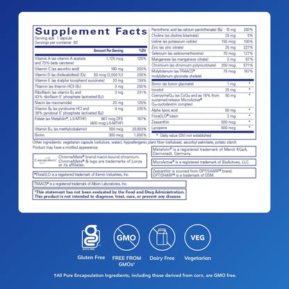 Pure Encapsulations O.N.E. Multivitamin, 60 Capsules - view 2